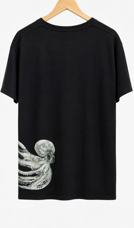 Ryoshi camiseta PULPO negro
