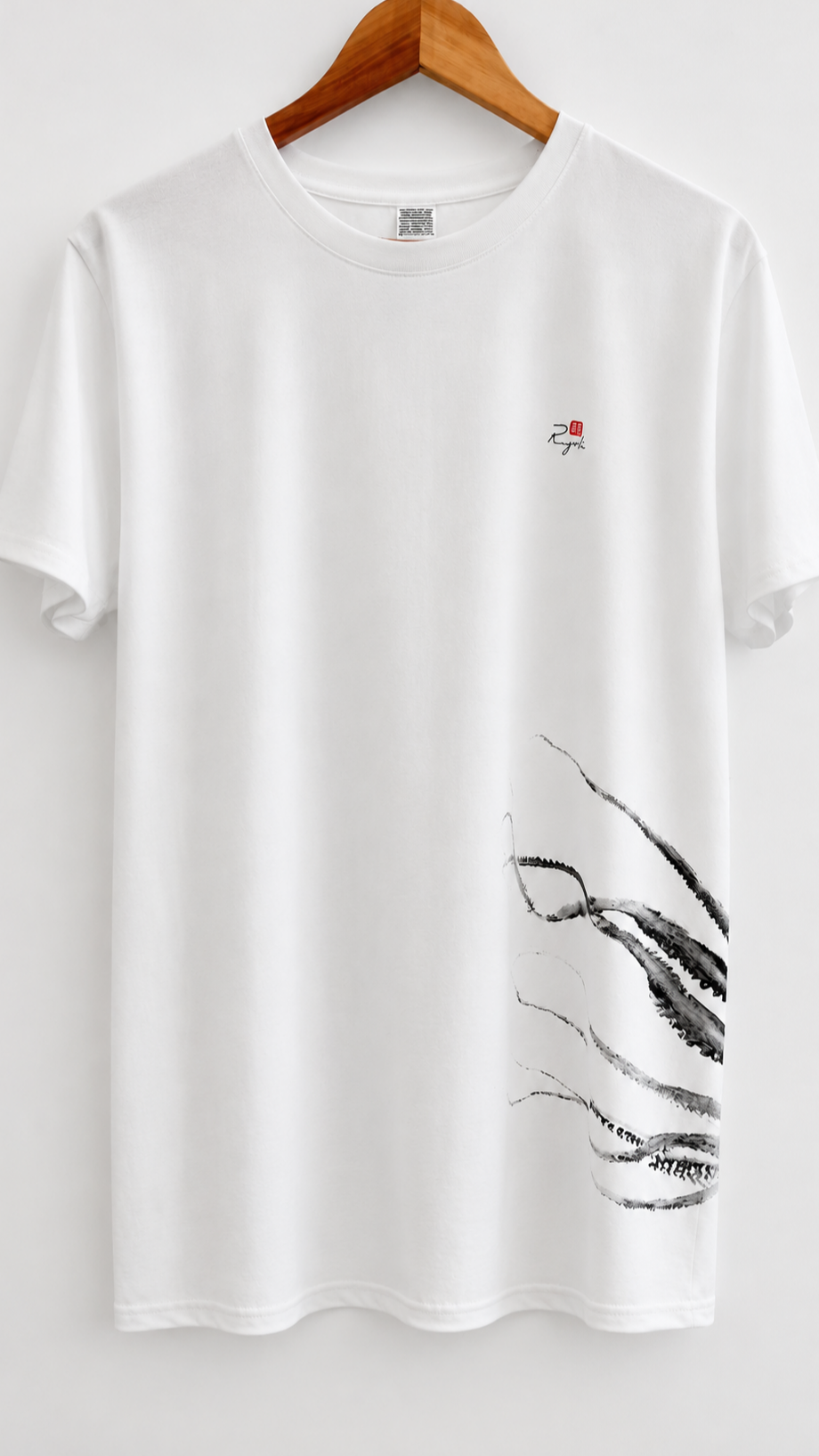 Ryoshi camiseta PULPO blanco