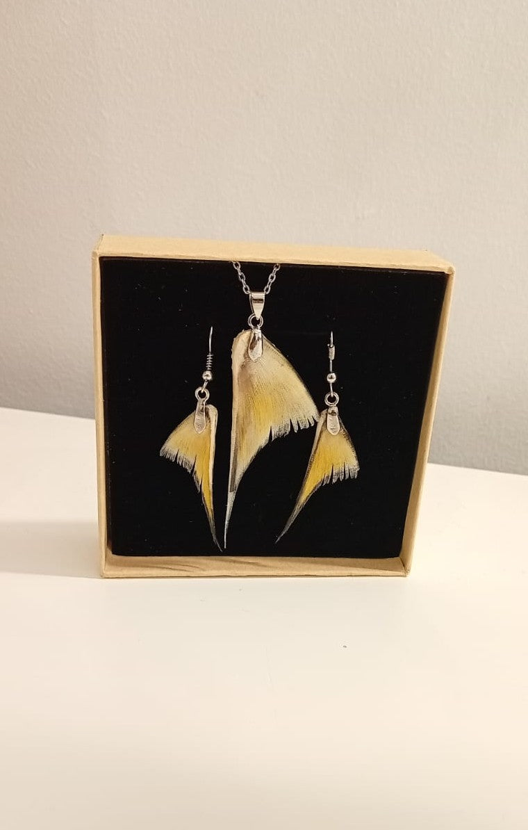 Ryoshi collar+pendientes alitas