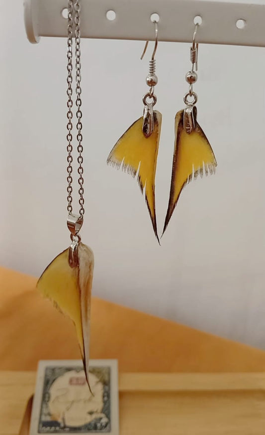 Ryoshi collar+pendientes alitas